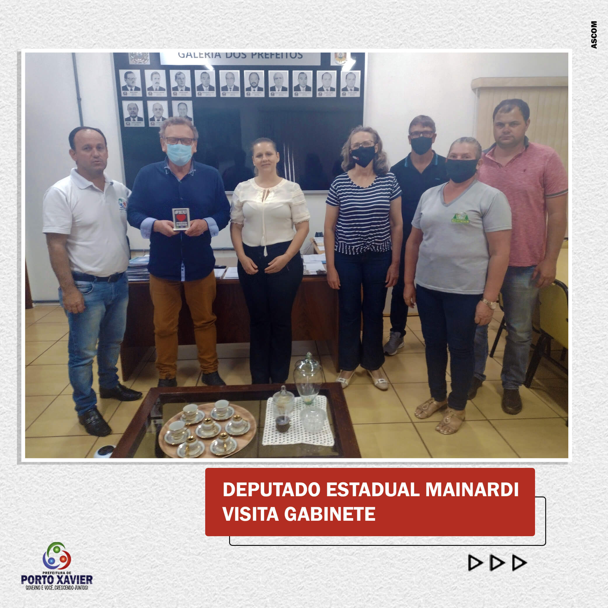 DEPUTADO ESTADUAL MAINARDI VISITA GABINETE